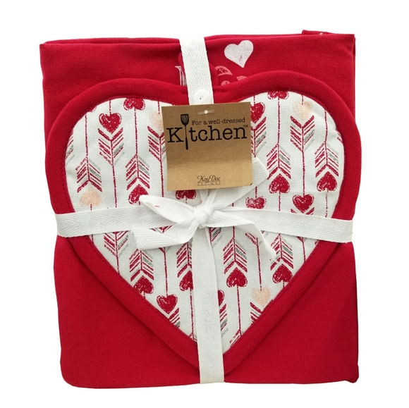 Kay Dee Designs Other - 🆕❤Kay Dee Designs Valentine's Kitchen Linen Set Kay Dee Designs Other - 🆕❤Kay Dee Designs Valentine's Kitchen Linen Set
